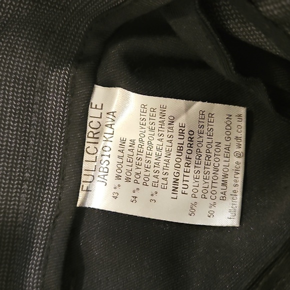 Full circle Mens Gray Wool blend Tuxedo Blazer (38) Pants (30) double breasted - Picture 7 of 9